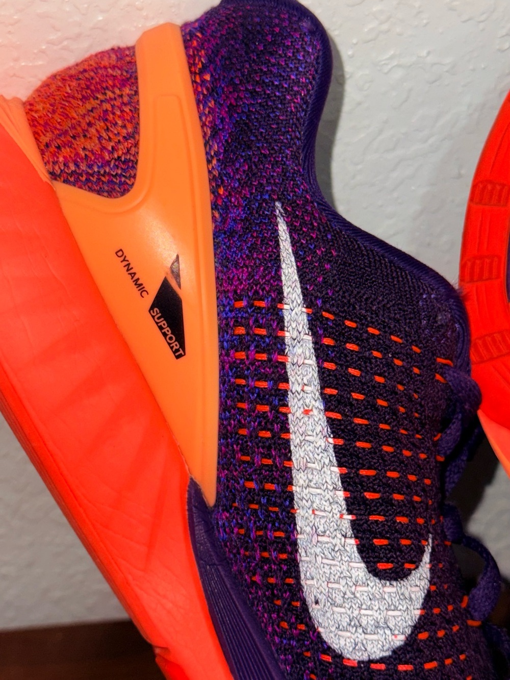 Nike Purple & Orange Lunarglide 7 Running Shoes - Picture 8 of 16